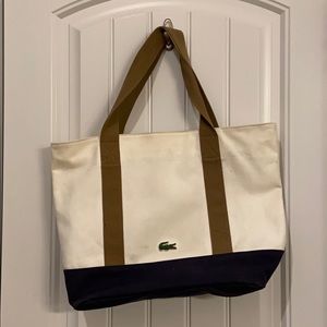 Lacoste Classic Canvas Tote